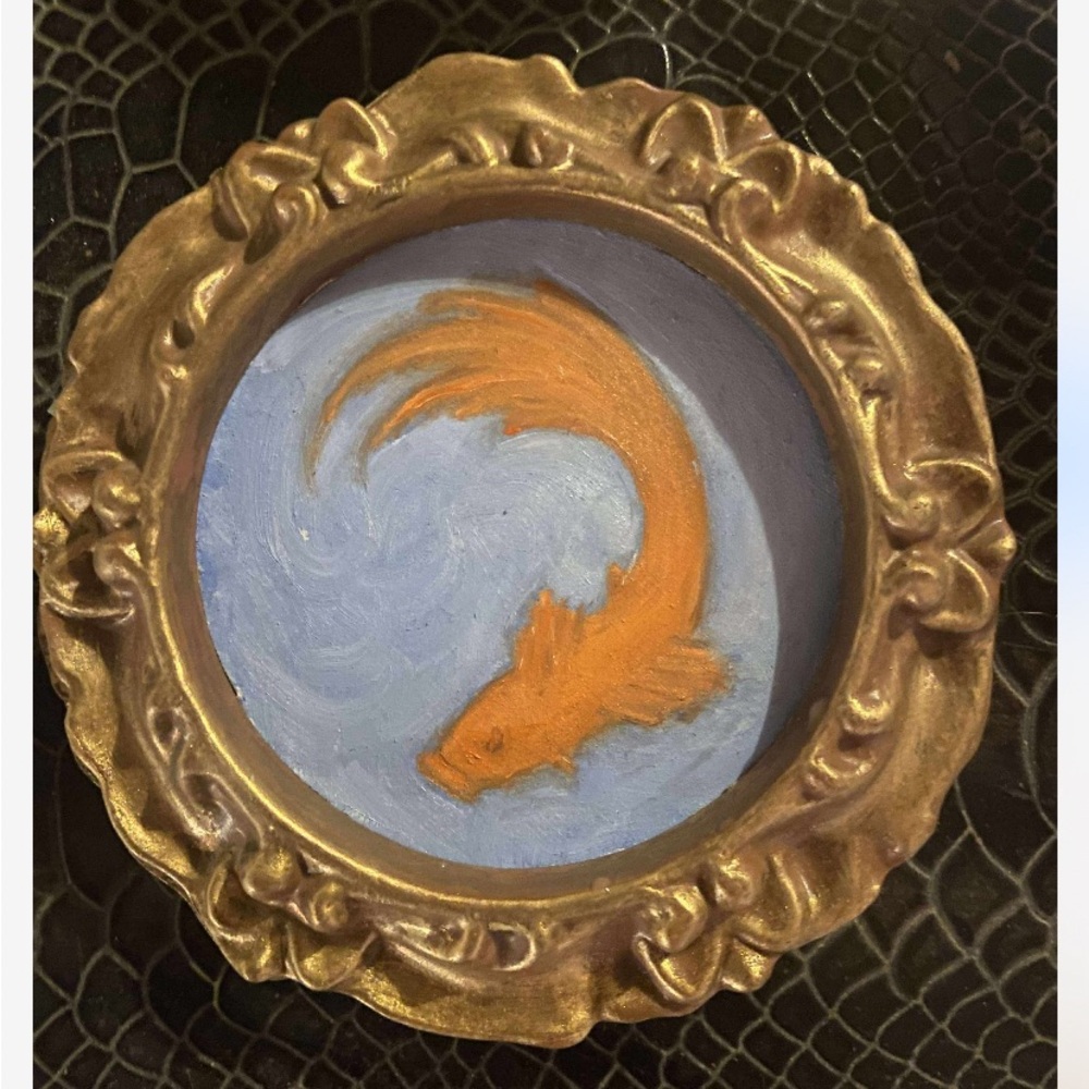 Original oil painting, framed